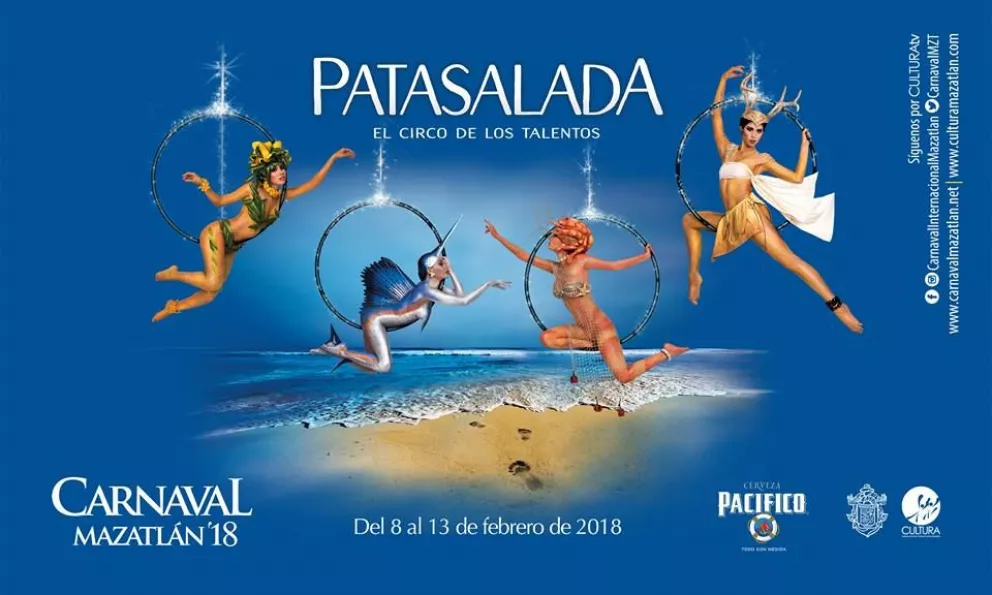 Anuncian al elenco del Carnaval Internacional Mazatlán 2018