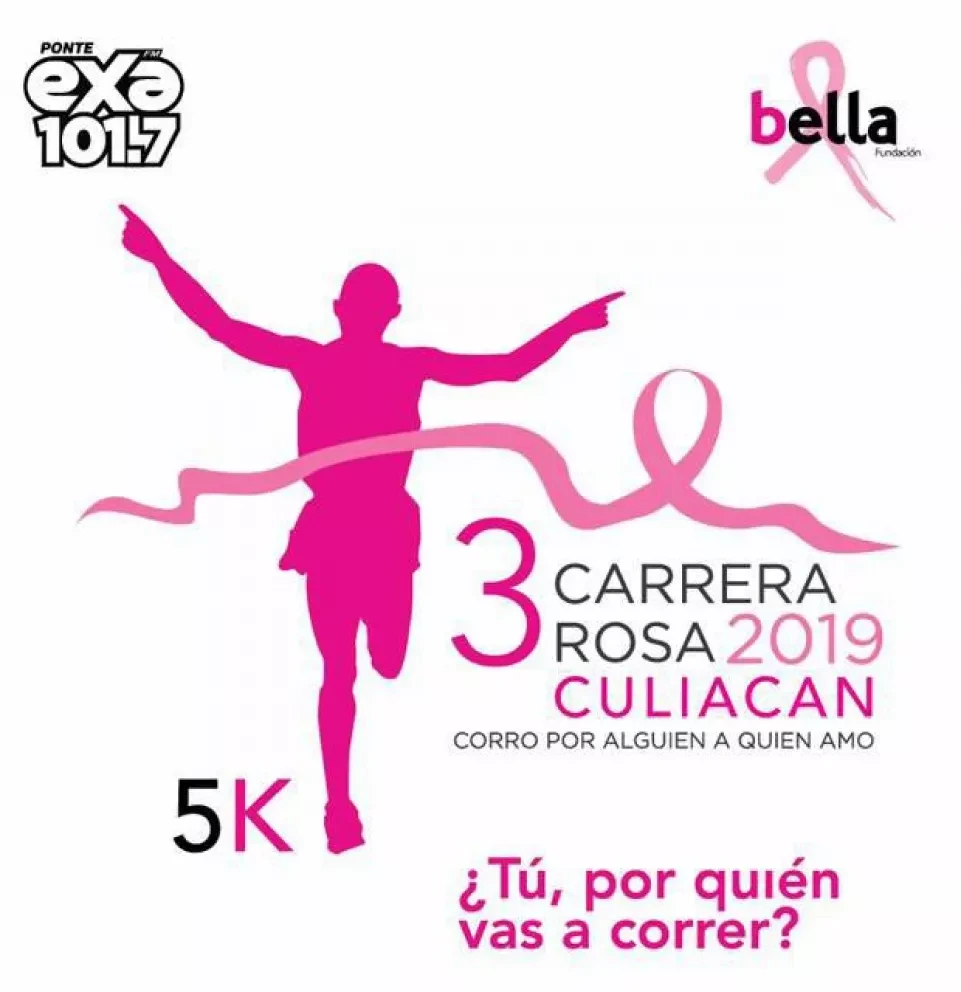Llega a Culiacán la Carrera Rosa 5K