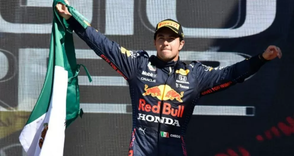 Checo Pérez, primer mexicano en subirse al podio de la F1 en su tierra