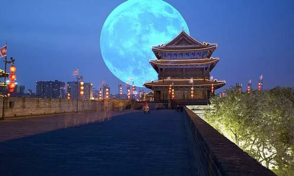 Con una luna artificial buscan reemplazar alumbrado público en China