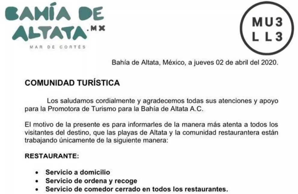 Restaurantes de Altata deberán cumplir normas de operatividad durante Semana Santa