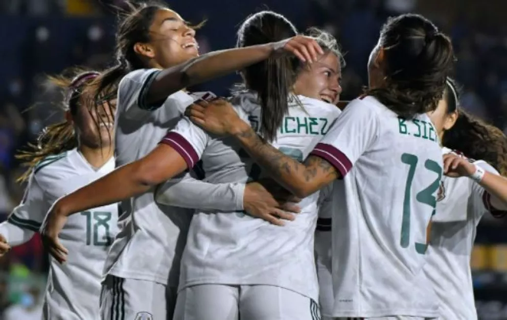 Selección femenina de México vuelve a golear, esta vez ante Antigua y Barbuda