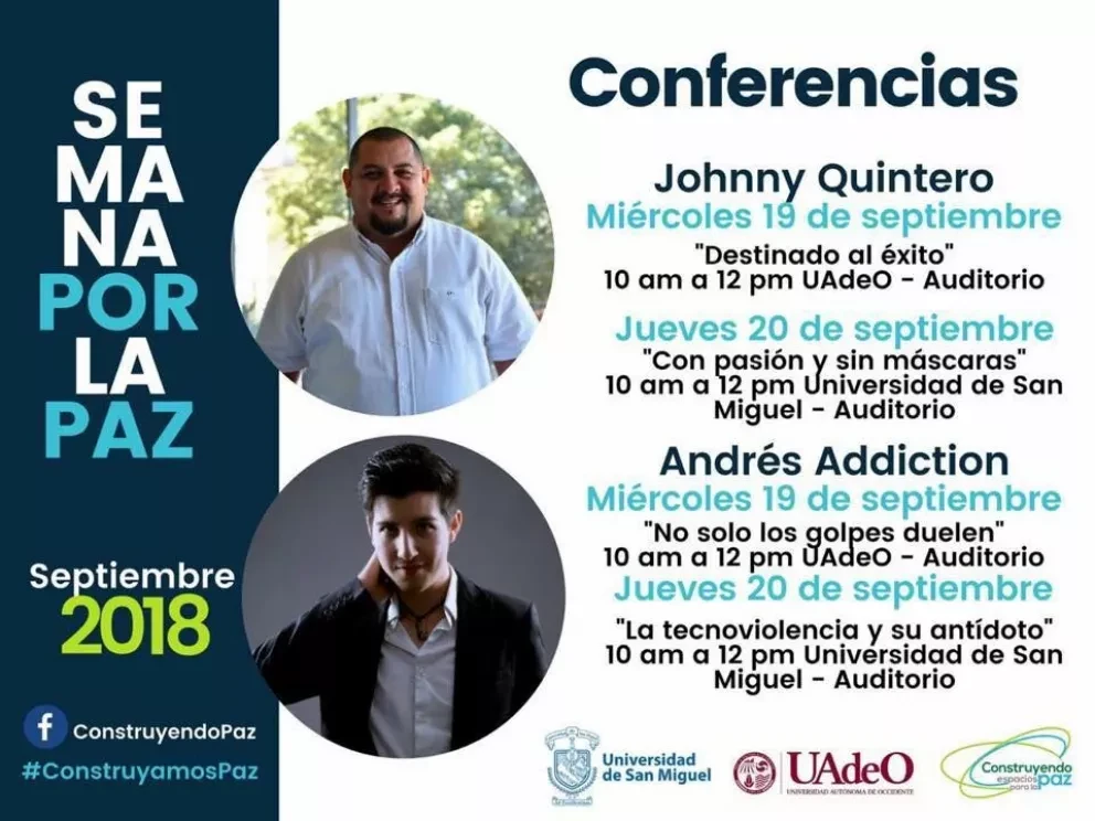 Periodismo con Paz -Agenda Cultural Semanal-