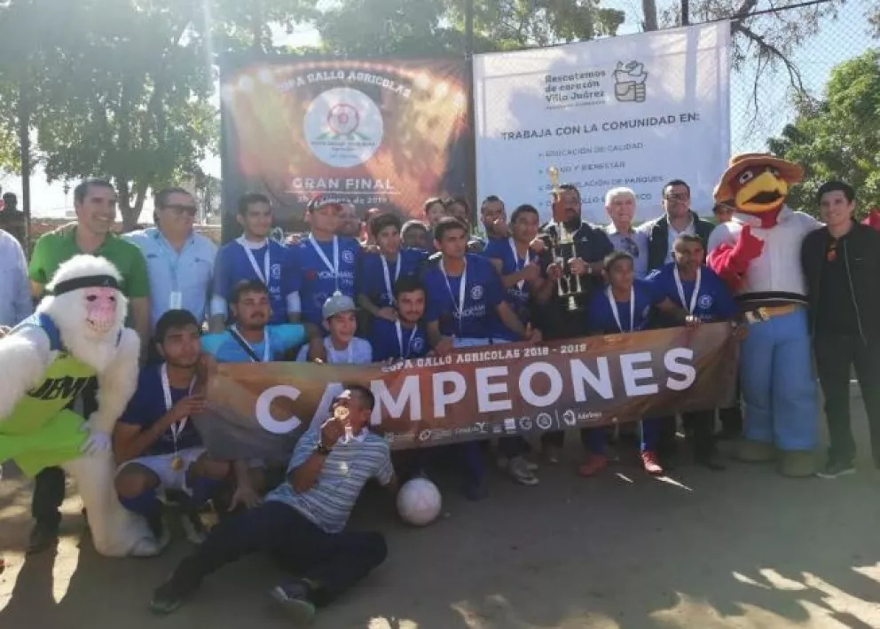 Deporte y diversión en la final de la Copa Gallo 2019 de Villa Juárez