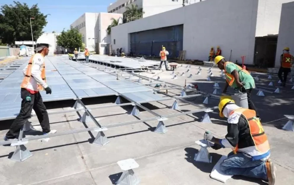 Construyen Unidad Especial para pacientes COVID-19 en Hospital General de Culiacán