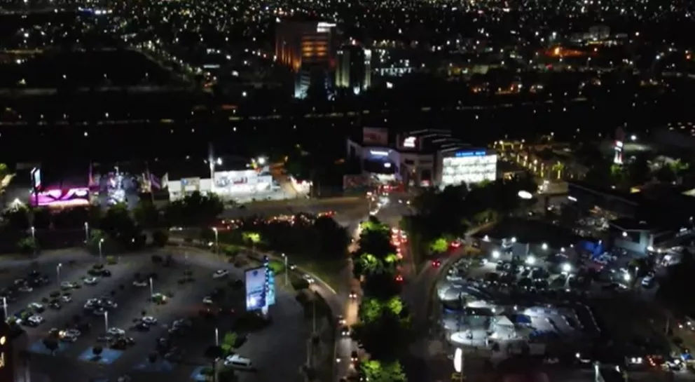 (VIDEO) ¿Cómo se ve Culiacán de noche?
