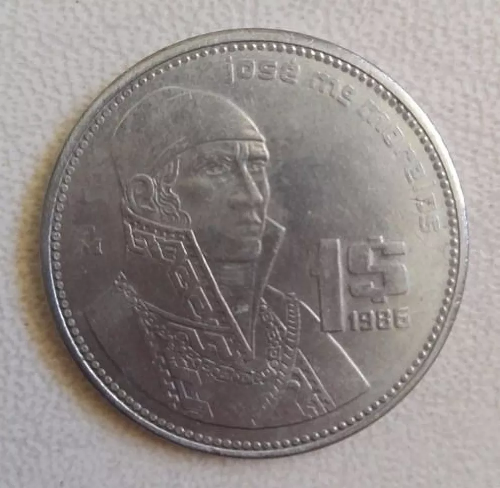 Esta moneda de 1 peso de Morelos se vende en mil pesos