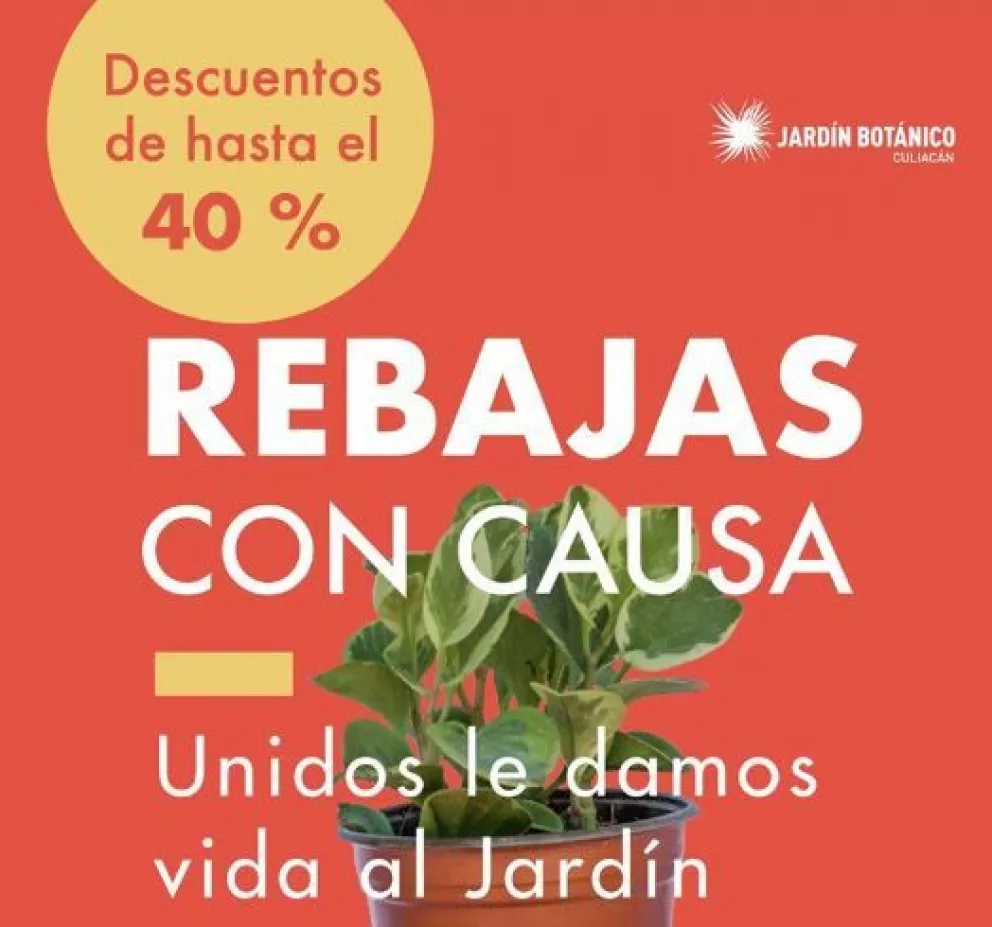 Aprovecha el 40% de descuento en plantas Jardín Botánico