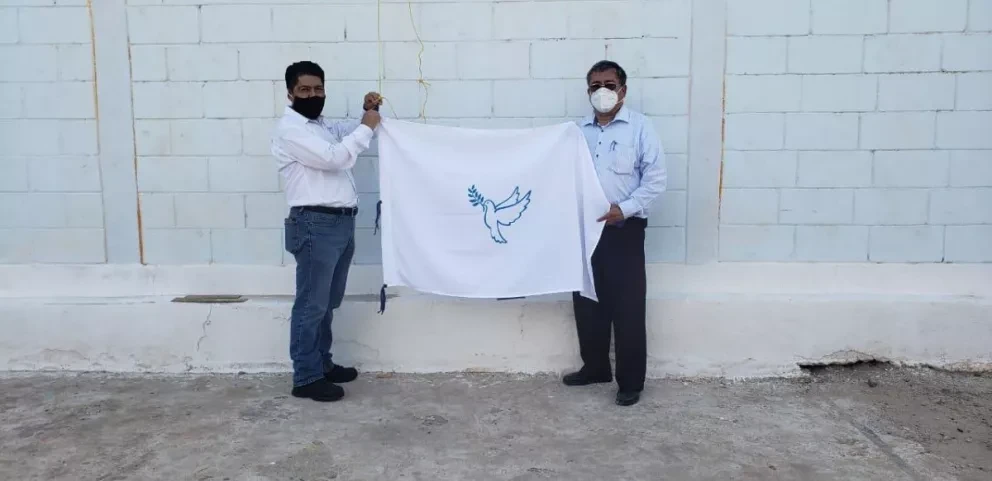 Desfilan por la paz internos del penal de Aguaruto