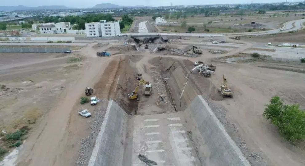 Muestran avance del 75% en obra del Dren Bacurimí