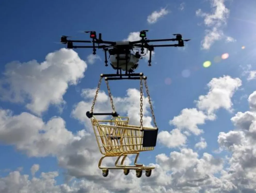 Walmart te lleva el super en dron