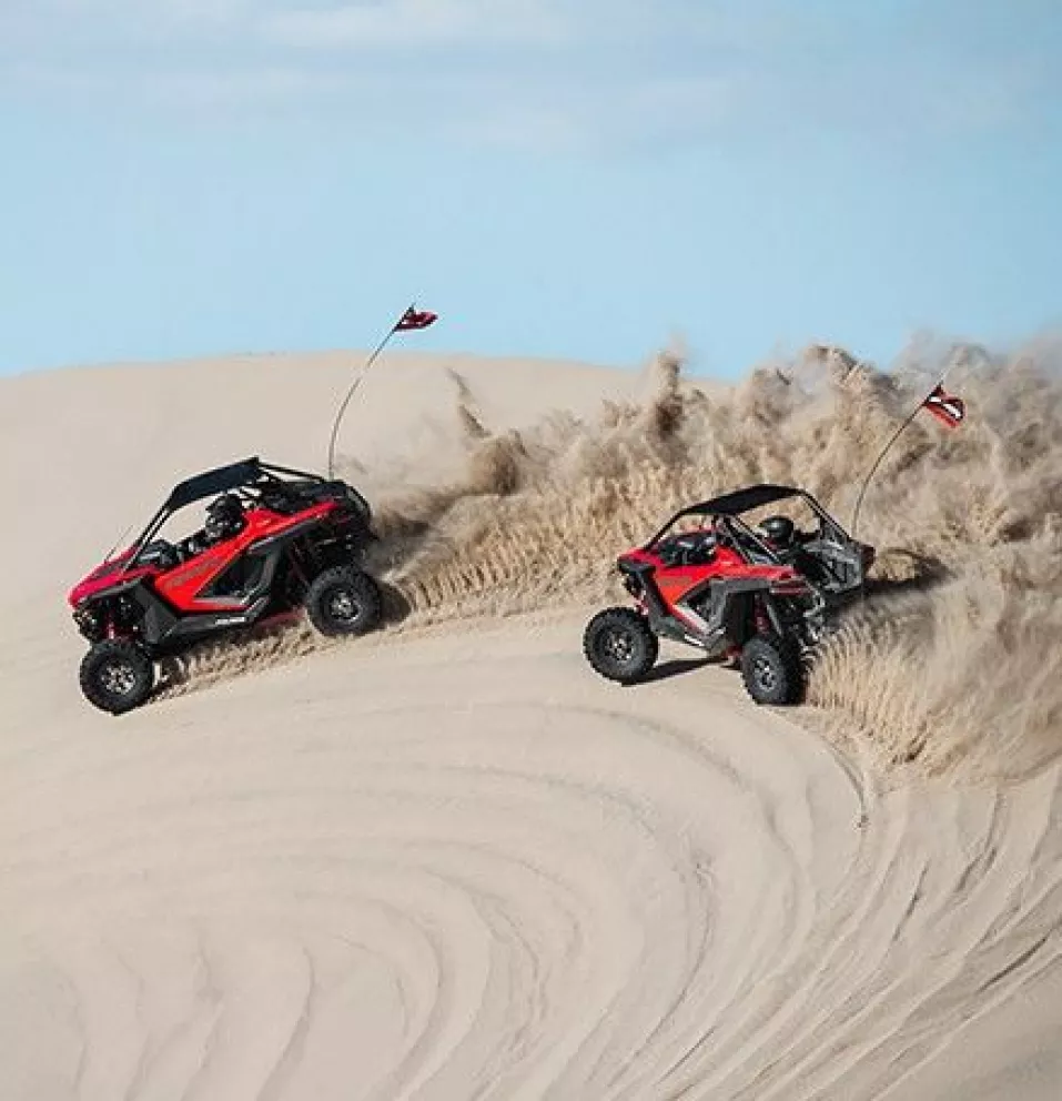 ¿Cómo conducir en dunas de arena?