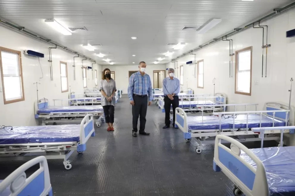 Supervisa Quirino módulo hospitalario Covid de Hospital General Culiacán