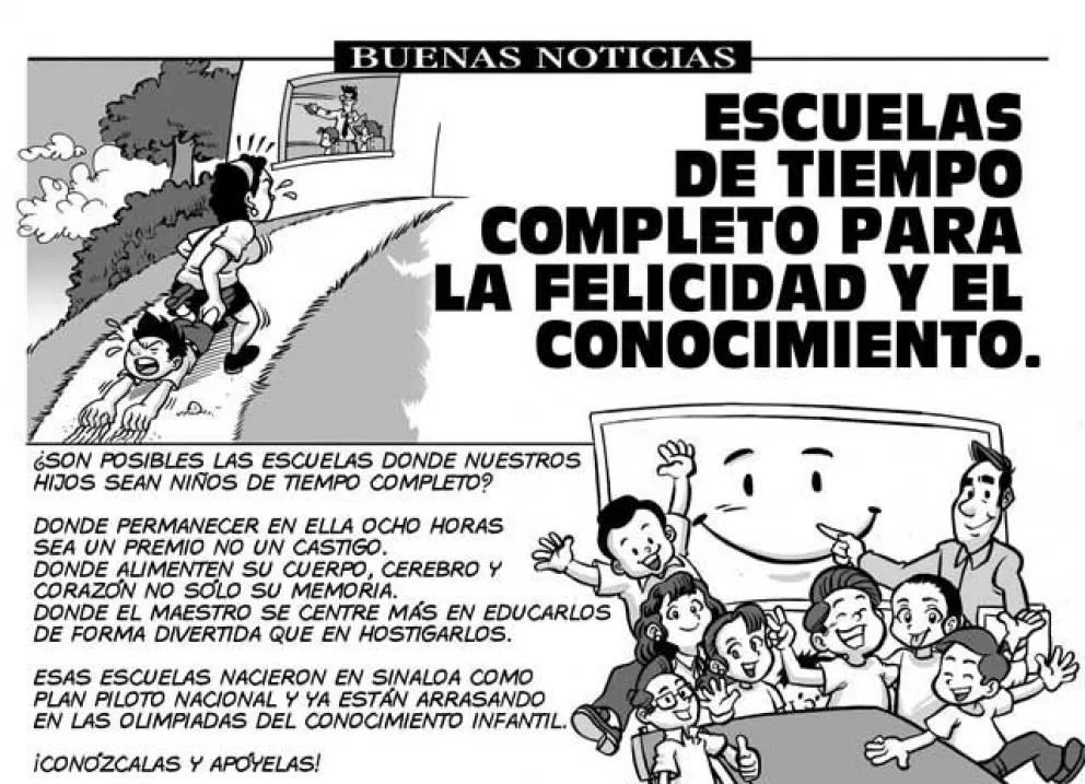 Escuelas de Tiempo Completo para la felicidad