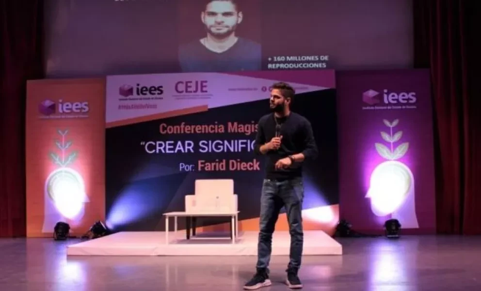 Farid Dieck, un influencer de emprendimiento motivacional