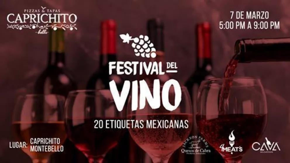 Conviértete en catador en el Festival del Vino 2020 Culiacán