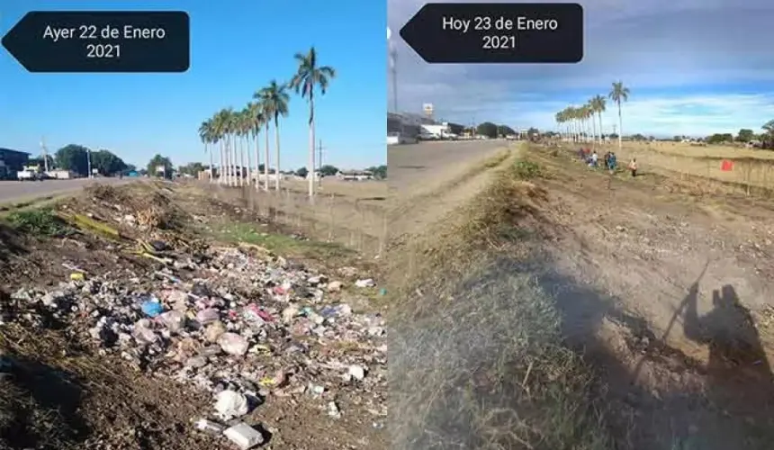 La inercia de ensuciar calles el desafío de voluntarios en Villa Juárez