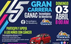 25ta gran carrera GANAC-Tecnológico de Monterrey 2022 ¿Has escuchado de ella?