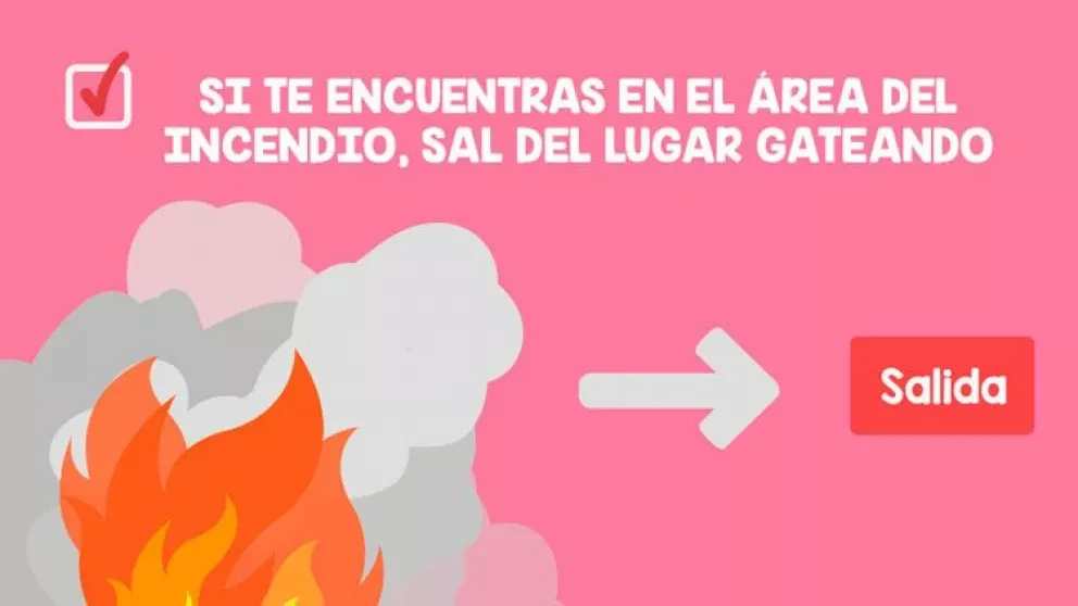¿Qué hacer en caso de incendio?
