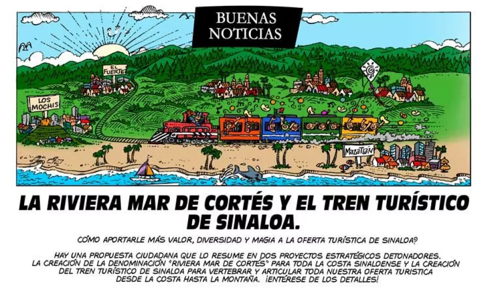 La Riviera y el tren turístico de Sinaloa por Gilberto Ceceña