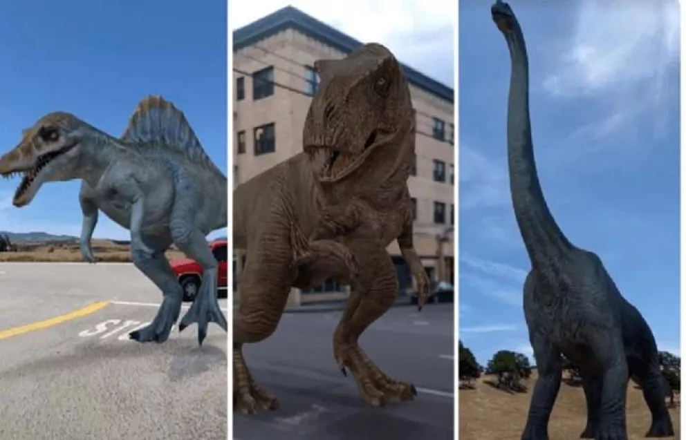 Jurassic Park virtual: Cómo ver 10 dinosaurios de Google con realidad aumentada