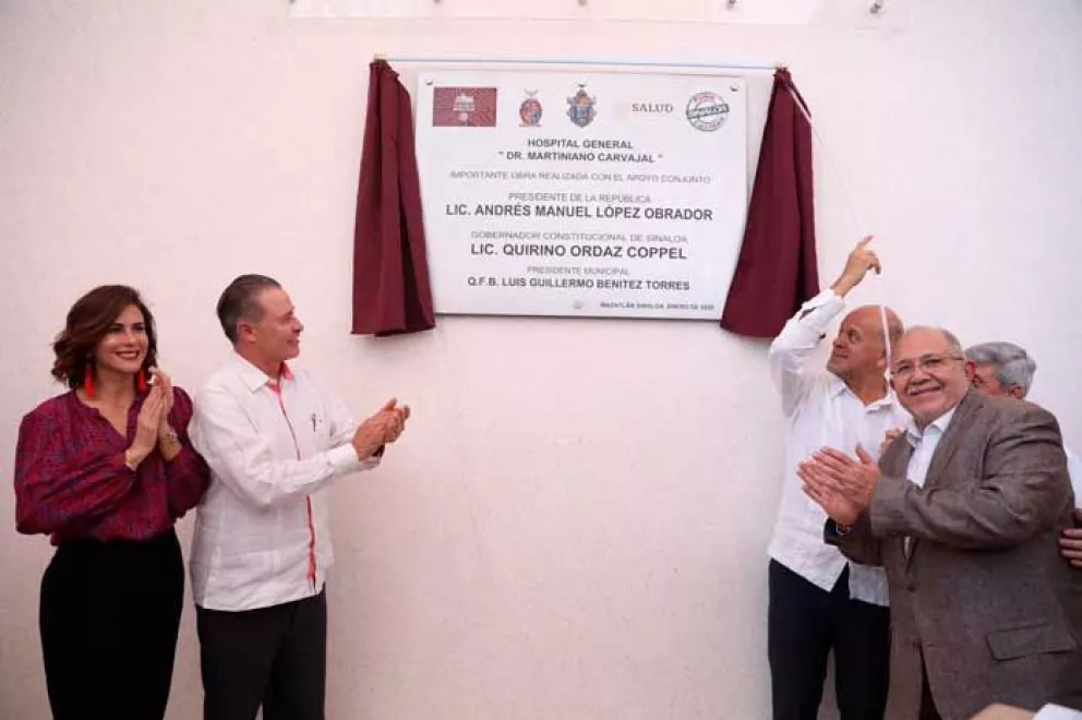 Inauguraron el nuevo Hospital General de Mazatlán
