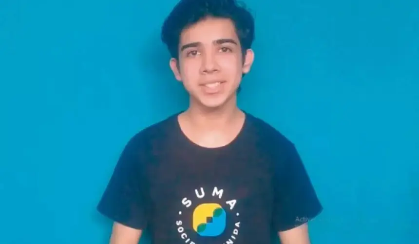 Con 13 años, Humberto diseña dispositivo portátil para ciegos