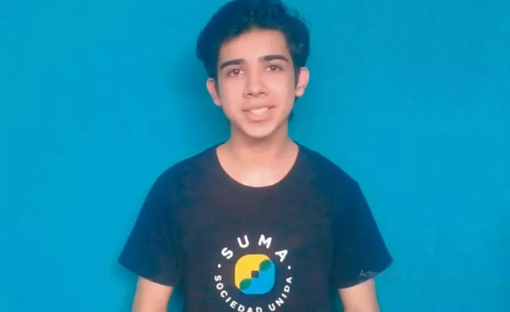 Con 13 años, Humberto diseña dispositivo portátil para ciegos