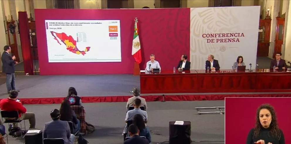 33,460 casos de coronavirus en México y 3,353 defunciones