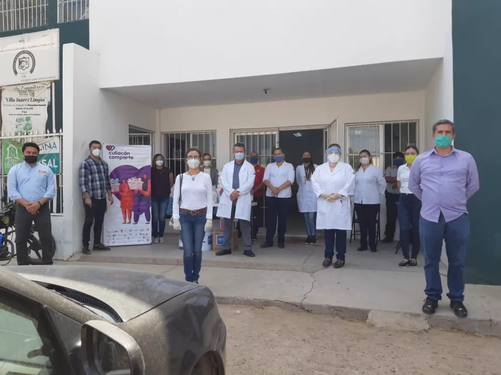 Entregan material de protección al Centro de Salud Villa Juárez