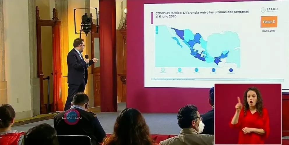 Van 275,003 casos de coronavirus en México y 32,796 muertos