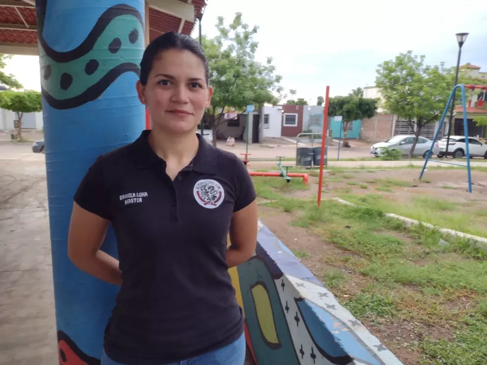 Daniela Luna, educa para la paz con disciplina de Tang Soo Do en Alturas del Sur