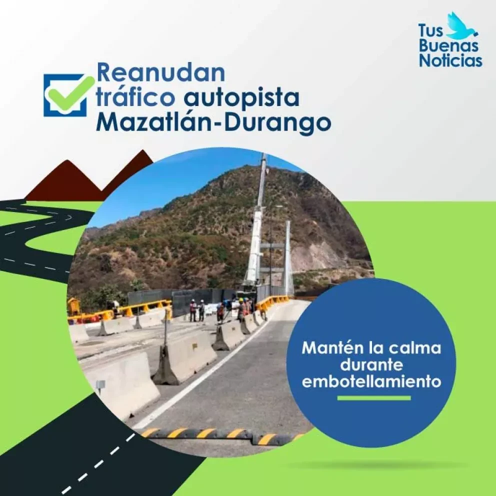 Alerta en tu viaje por la carretera Mazatlán-Durango