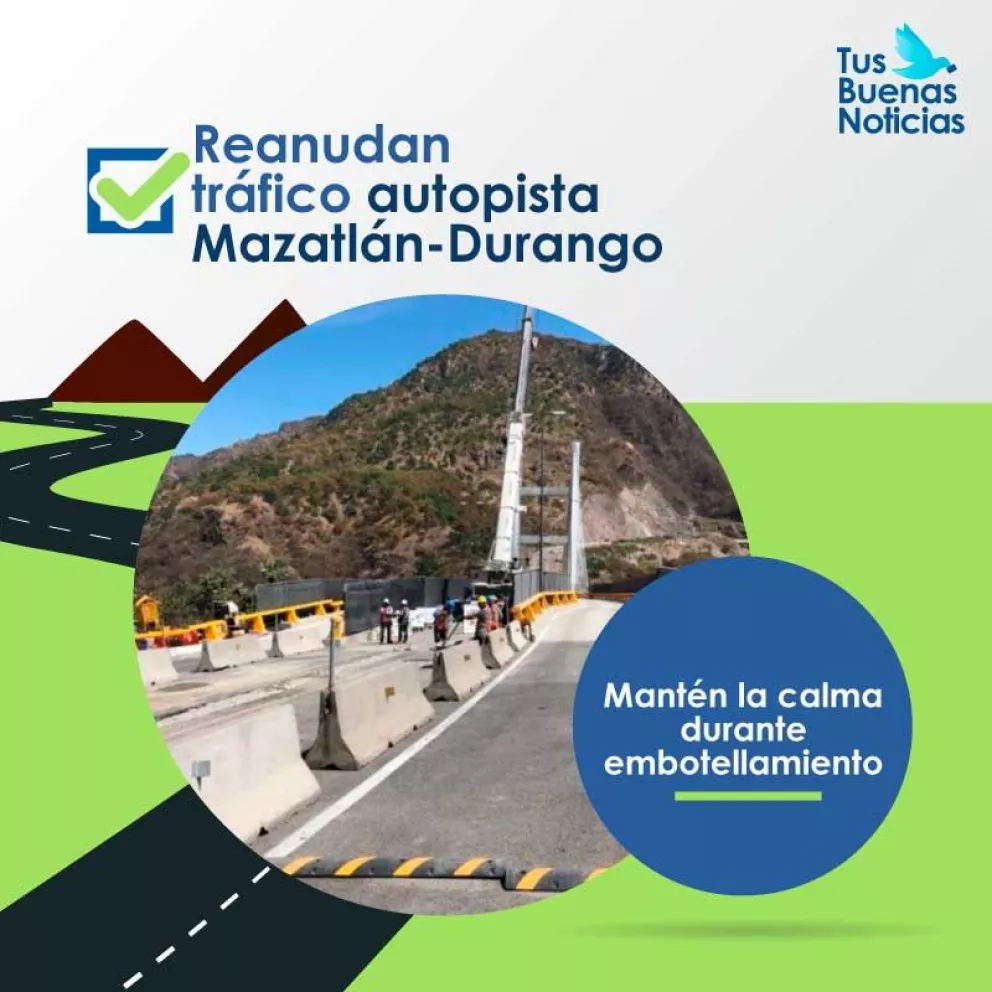 Alerta en tu viaje por la carretera Mazatlán-Durango