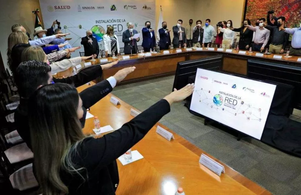 Instala Rocha la Red Sinaloense de Municipios por la Salud