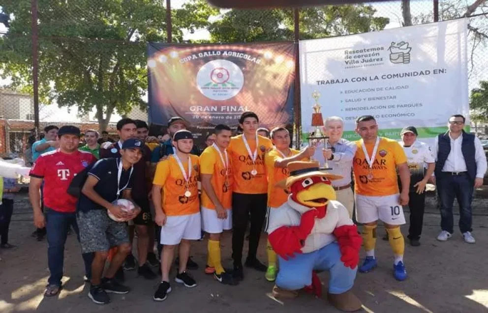 Invitan a la final de la Copa Gallo en Villa Juárez