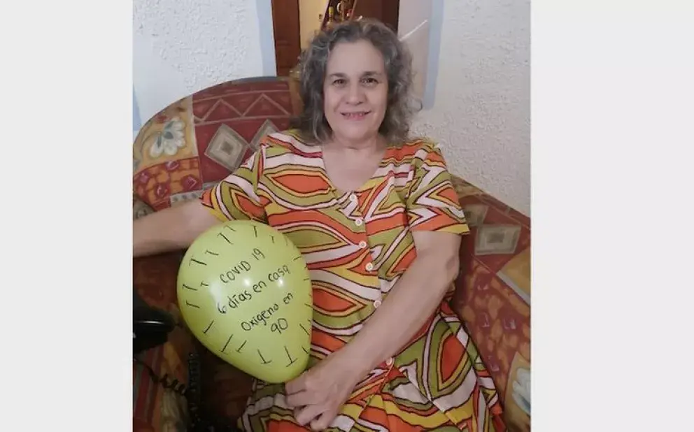 Judith venció el Covid. Dice que es un milagro