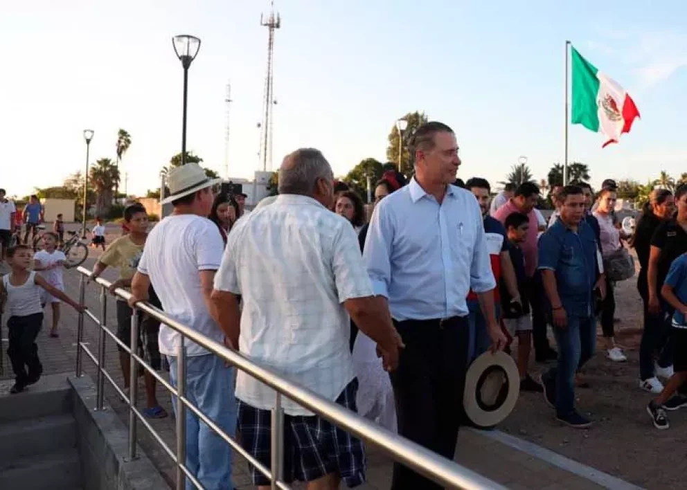 Supervisa Quirino el Parque La Plantona de la Reforma Angostura