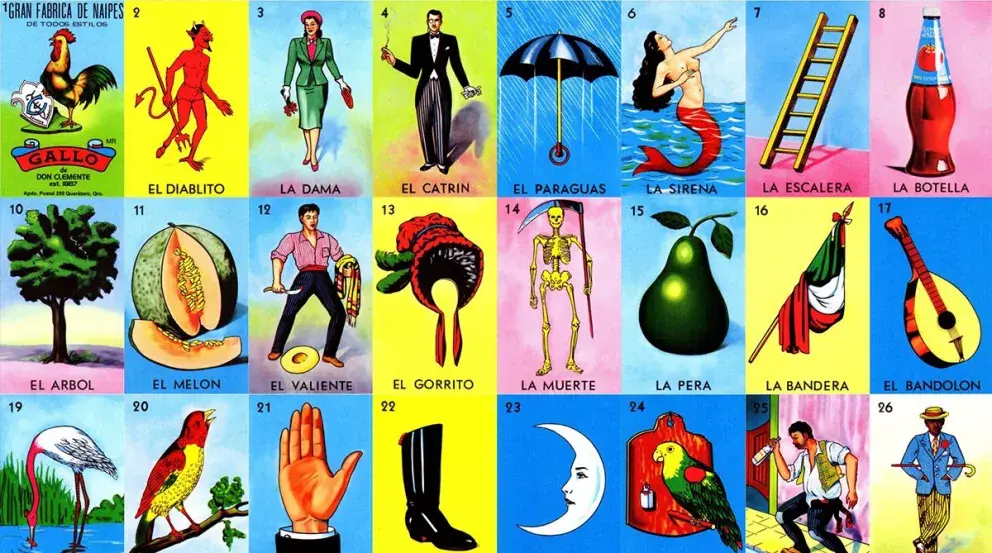 ¿Cuándo surgió el juego de la lotería mexicana?