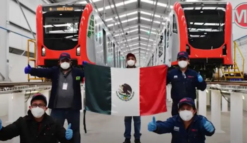 Pocos los saben pero México construye trenes para exportar