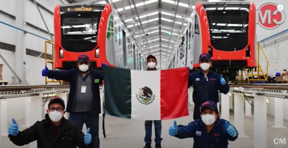 Pocos los saben pero México construye trenes para exportar