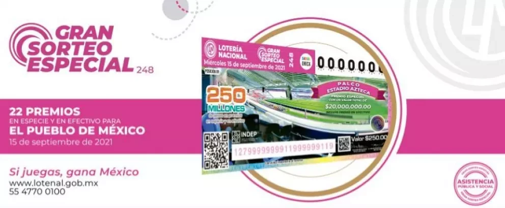 Anuncian nuevo sorteo de la Lotería Nacional