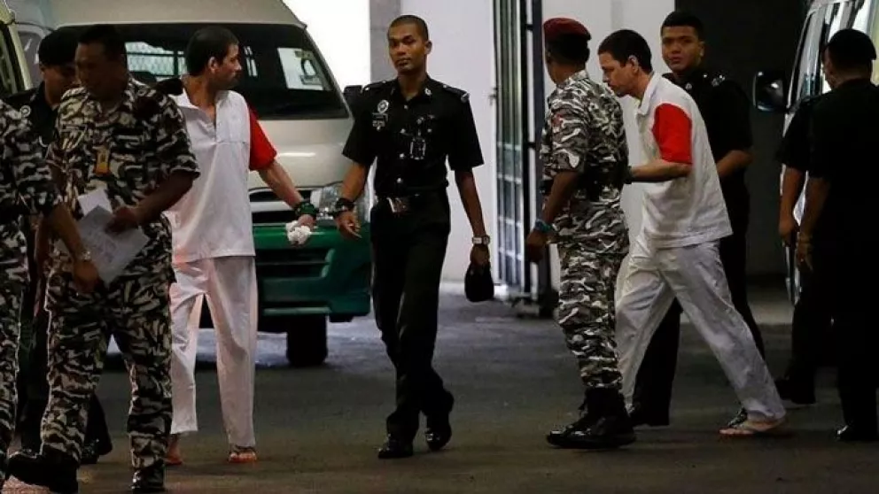 Salvados de la horca en Malasia por narcotráfico aprendieron la lección