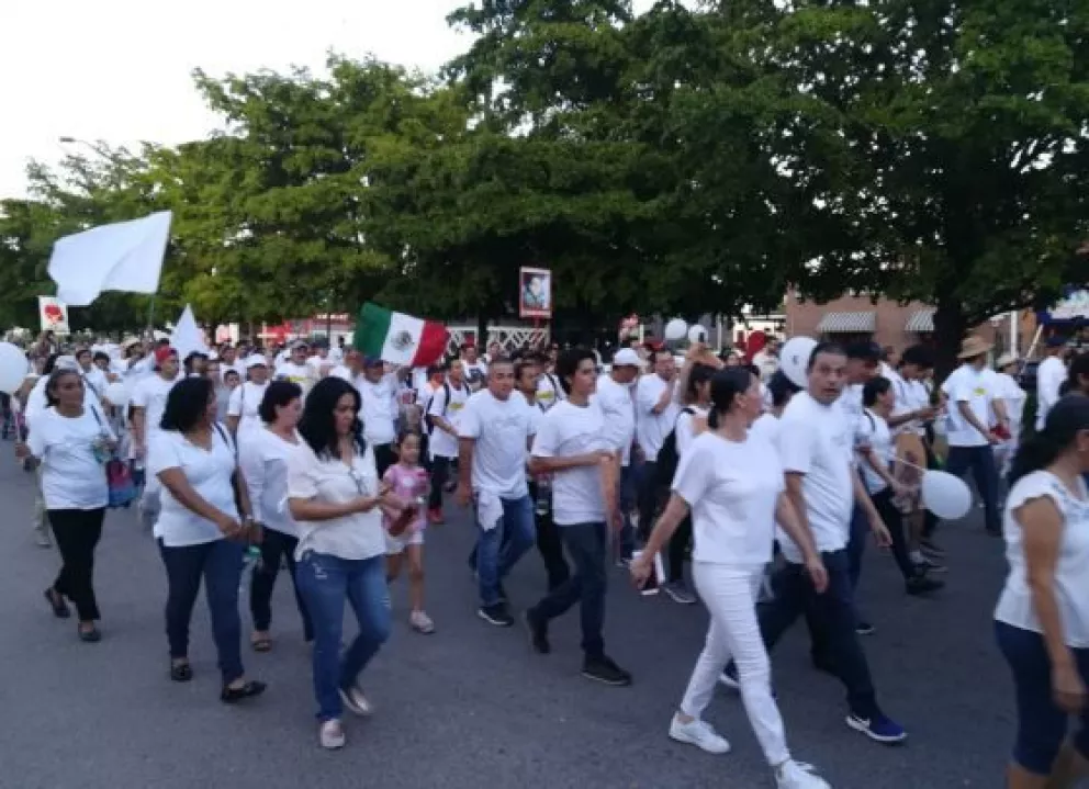 Marcha de paz Culiacán valiente, una aspiración sin límite
