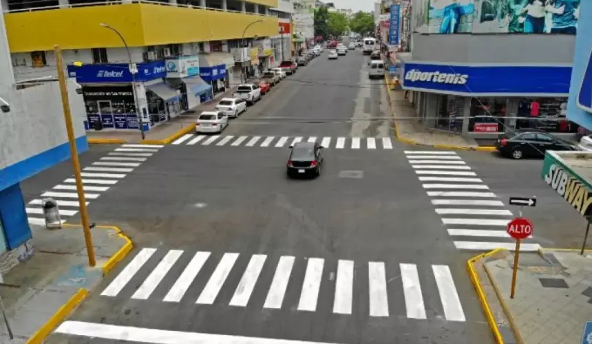 Continúa mejora de movilidad en centro histórico de Culiacán