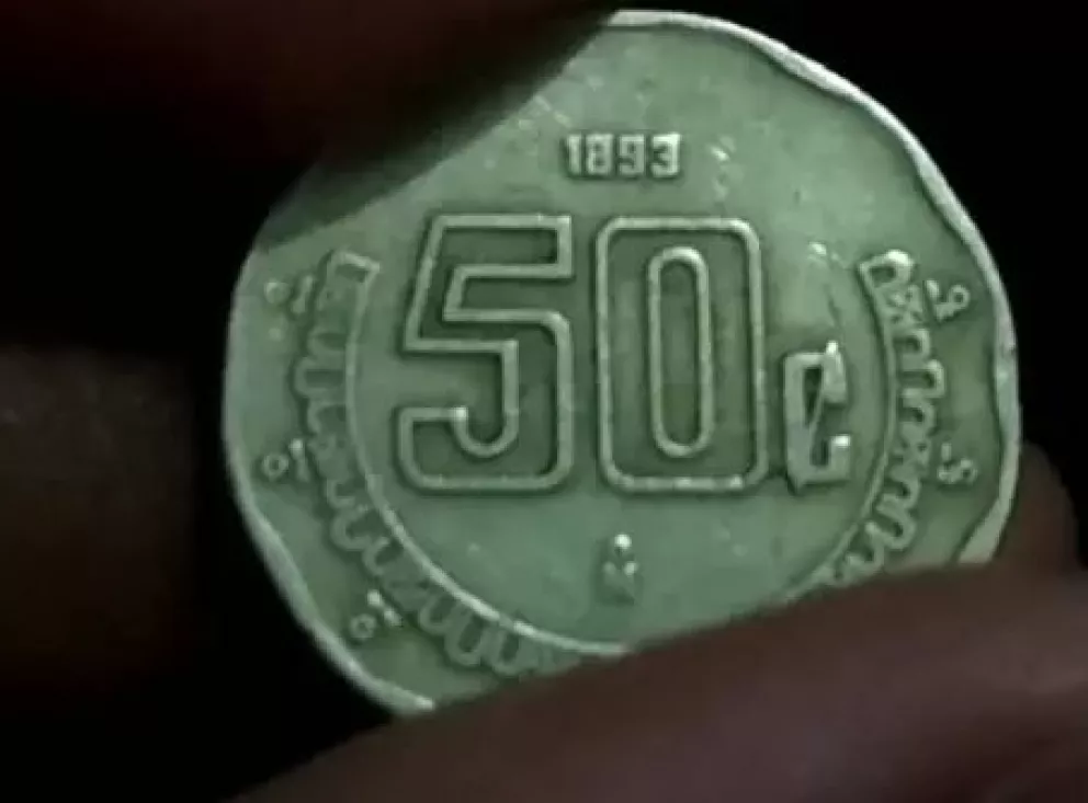 Moneda de 50 centavos que vale 15 mil pesos