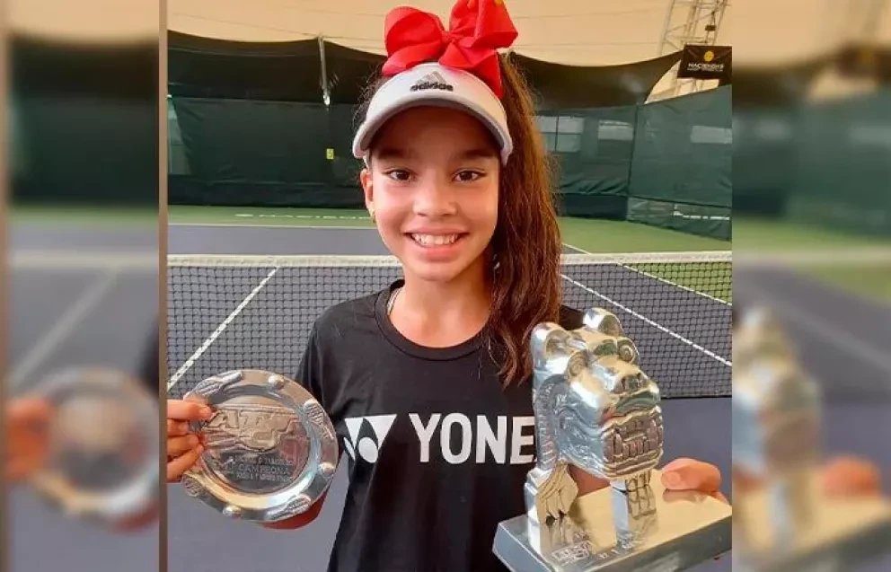 Monserrat Montaño tenista culichi califica al Nacional de Masters 2021