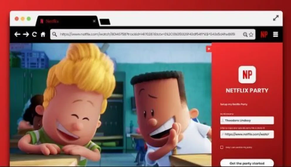 Netflix Party: Disfruta de películas y series con amigos sin salir de casa