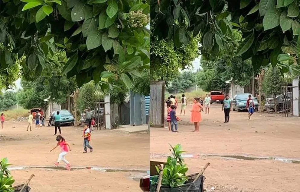 Los niños juegan. Recuerdos de infancia en Villa Juárez