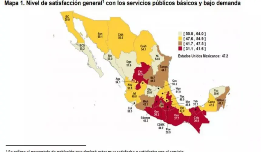 Mejora la satisfacción de mexicanos